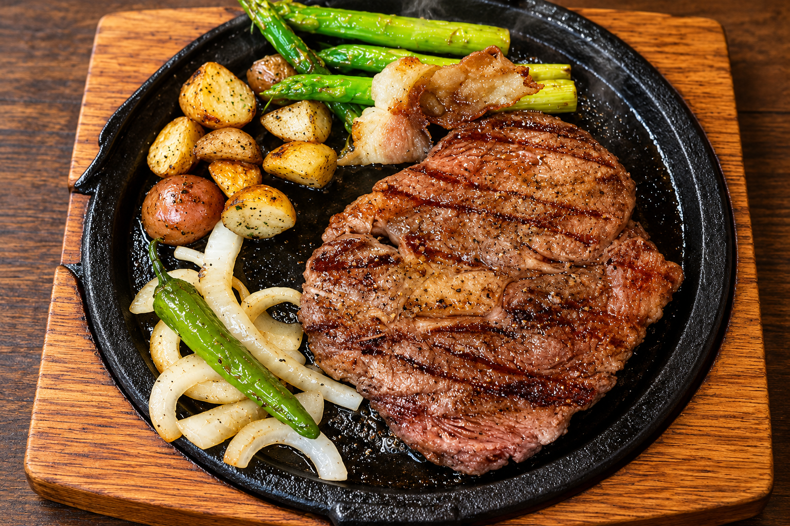 Bistec a la parrilla